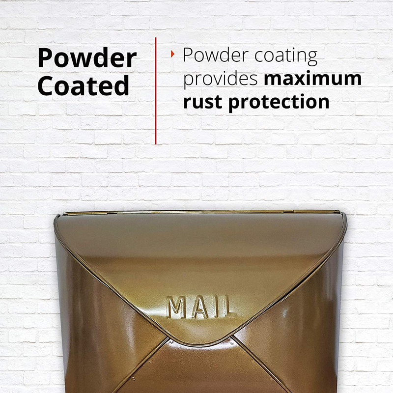 NACH Envelope Wall Mounted Mailbox & Reviews Wayfair